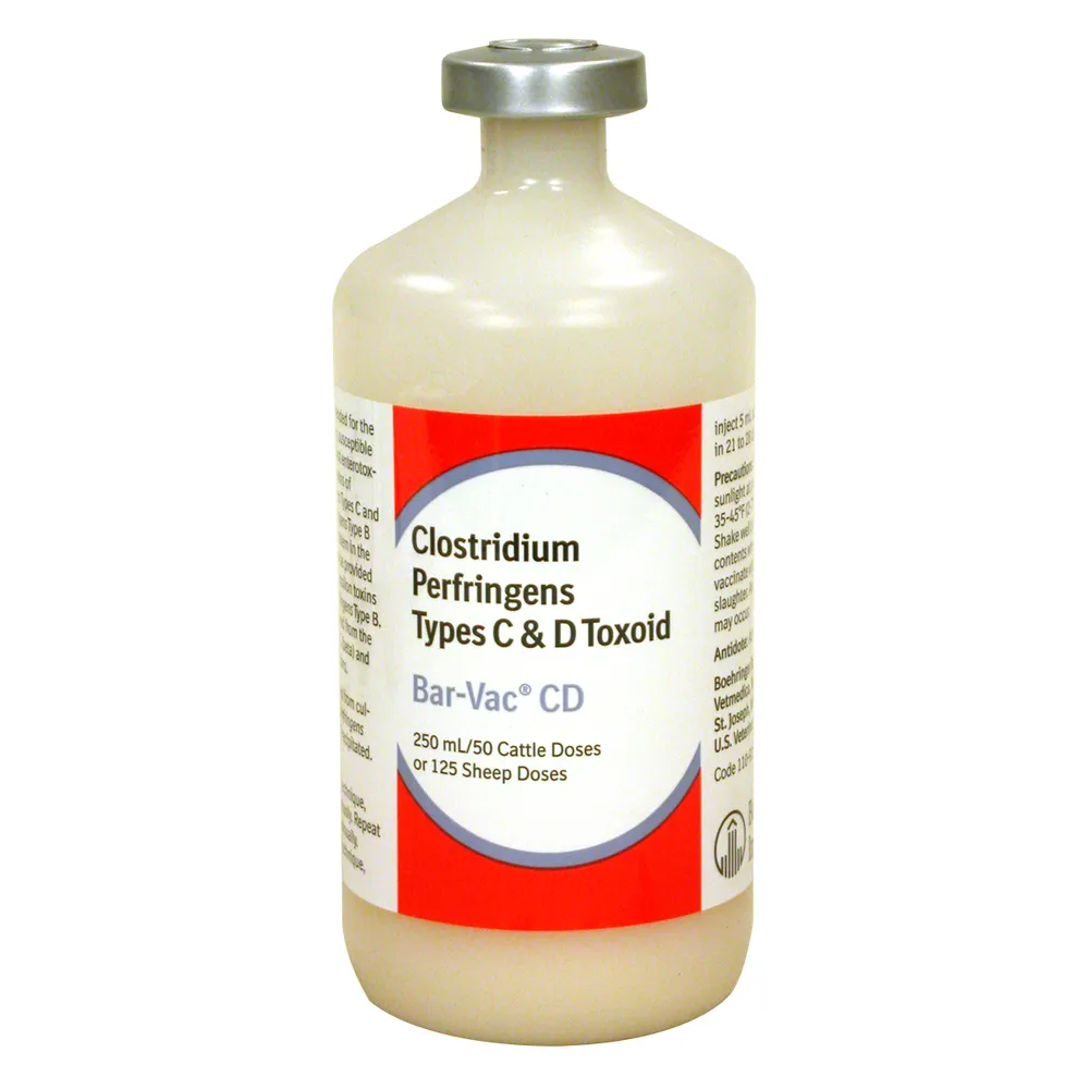 Boehringer Ingelheim Bar-Vac CD Cattle And Sheep Vaccine 3 Boehringer Ingelheim Bar-Vac CD Cattle And Sheep Vaccine