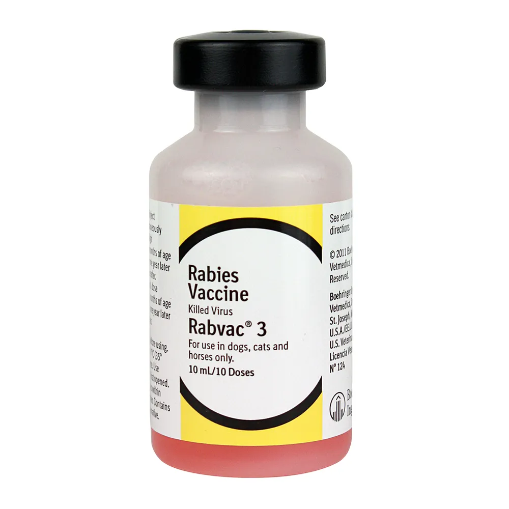 Boehringer Ingelheim Rabvac 3 Rabies Vaccine 3 Boehringer Ingelheim Rabvac 3 Rabies Vaccine