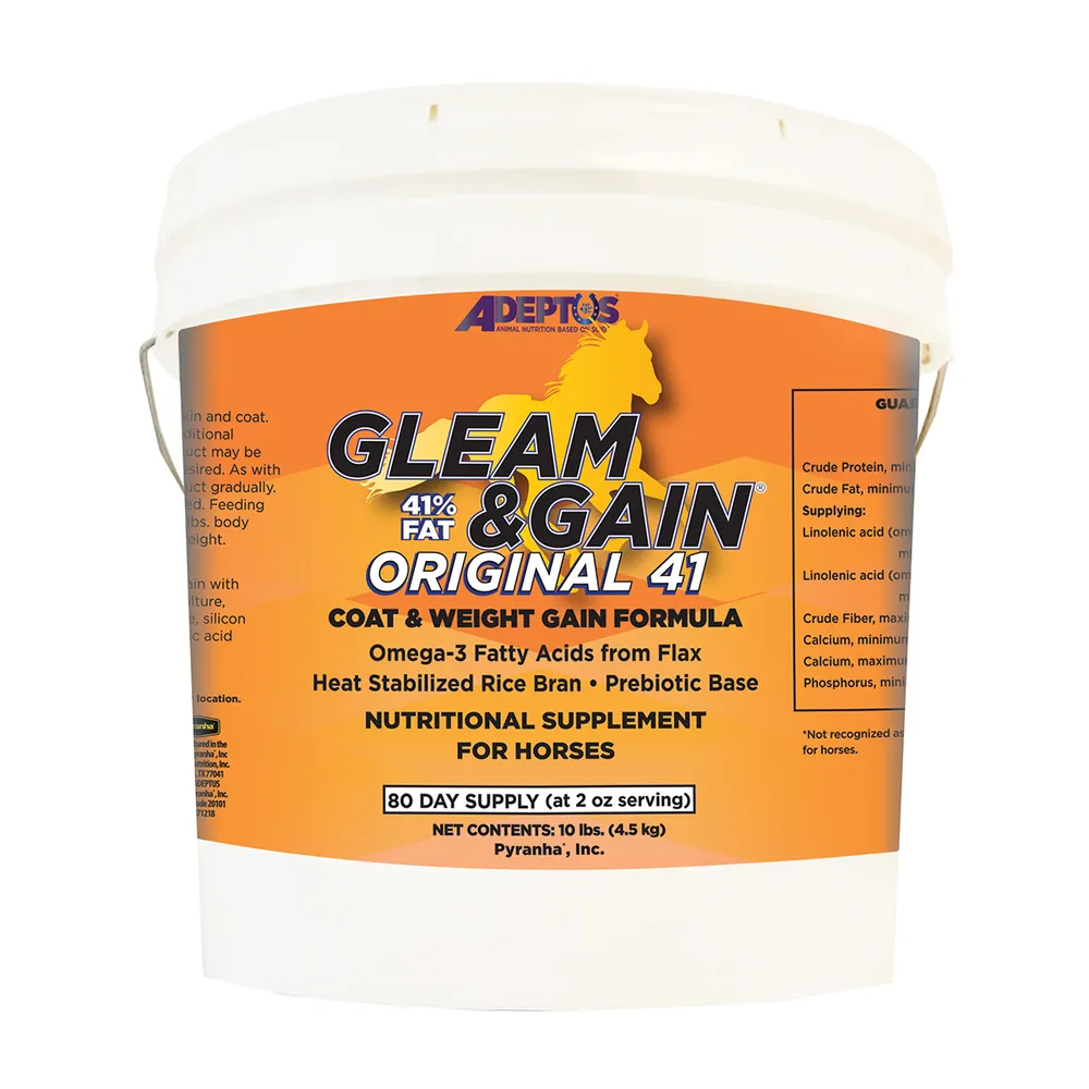 Gleam & Gain Original 41 Nutritional Supplement For Horses 3 Gleam & Gain Original 41 Nutritional Supplement For Horses