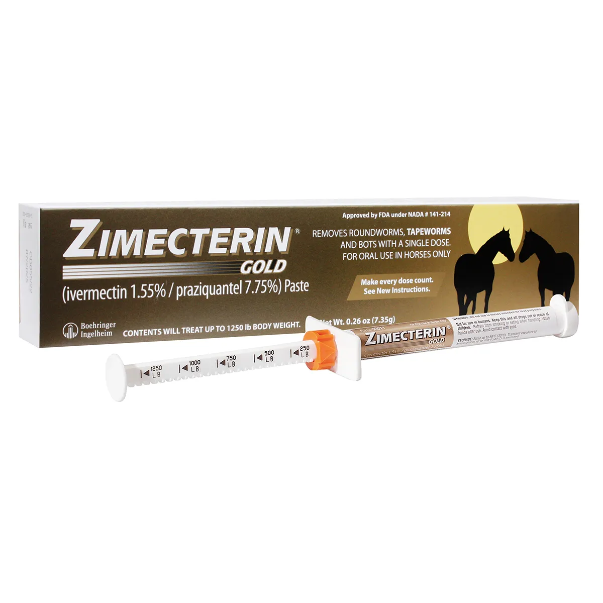 Boehringer Ingelheim Zimecterin Gold Horse Dewormer Paste 3 Boehringer Ingelheim Zimecterin Gold Horse Dewormer Paste