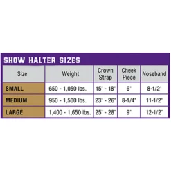 Stierwalt Black Magic And Brown Bombshell Show Halter -PBS Animal Health 13747 8