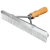 Blunt Tooth Comb With Wood Handle 1 Blunt Tooth Comb With Wood Handle -PBS Animal Health 14081