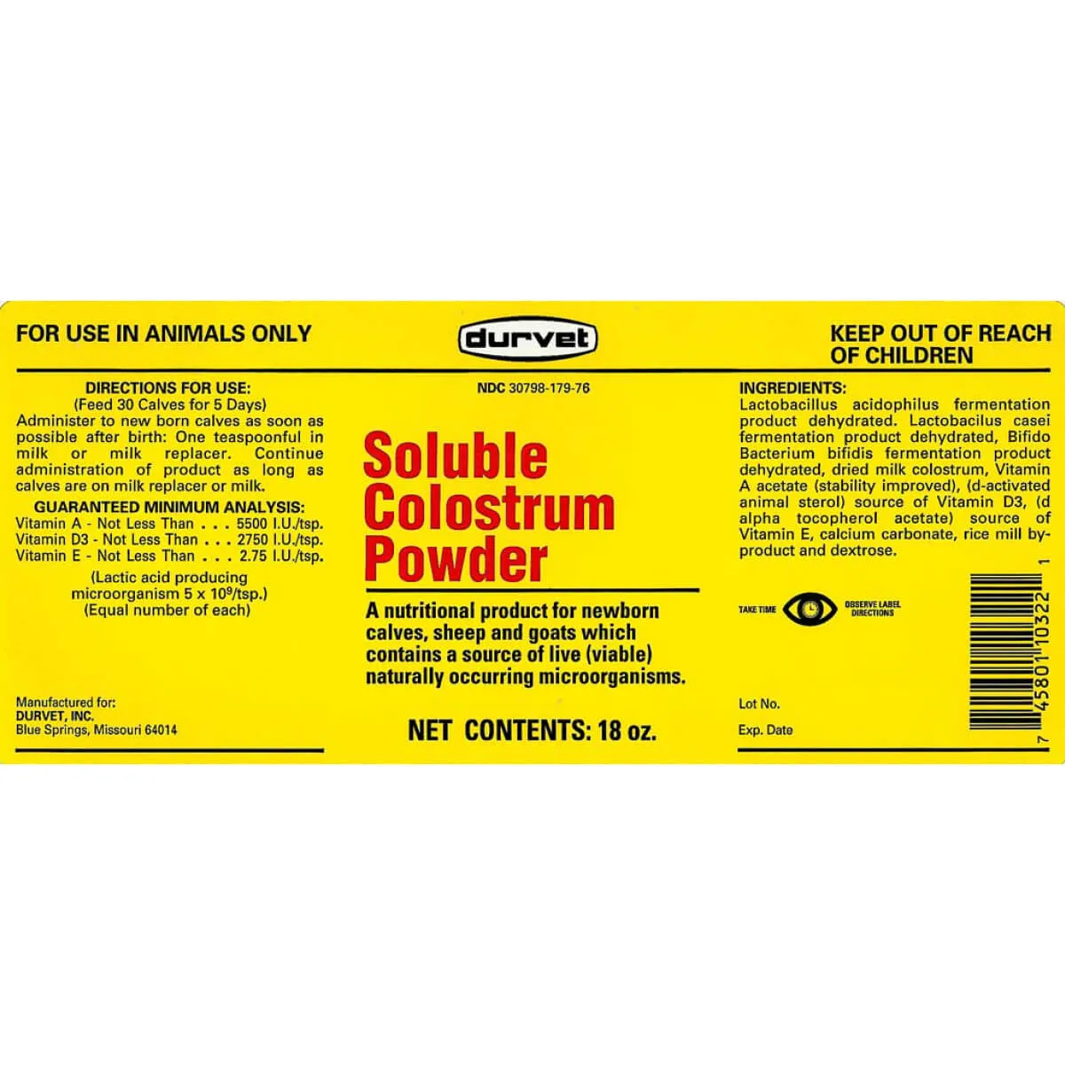 Soluble Colostrum Powder 4 Soluble Colostrum Powder - Image 2