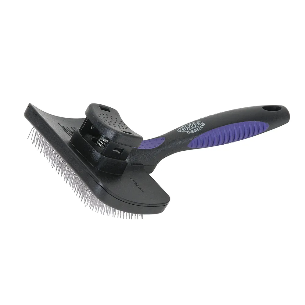 Weaver Leather Self-Cleaning Slicker Brush 3 Weaver Leather Self-Cleaning Slicker Brush