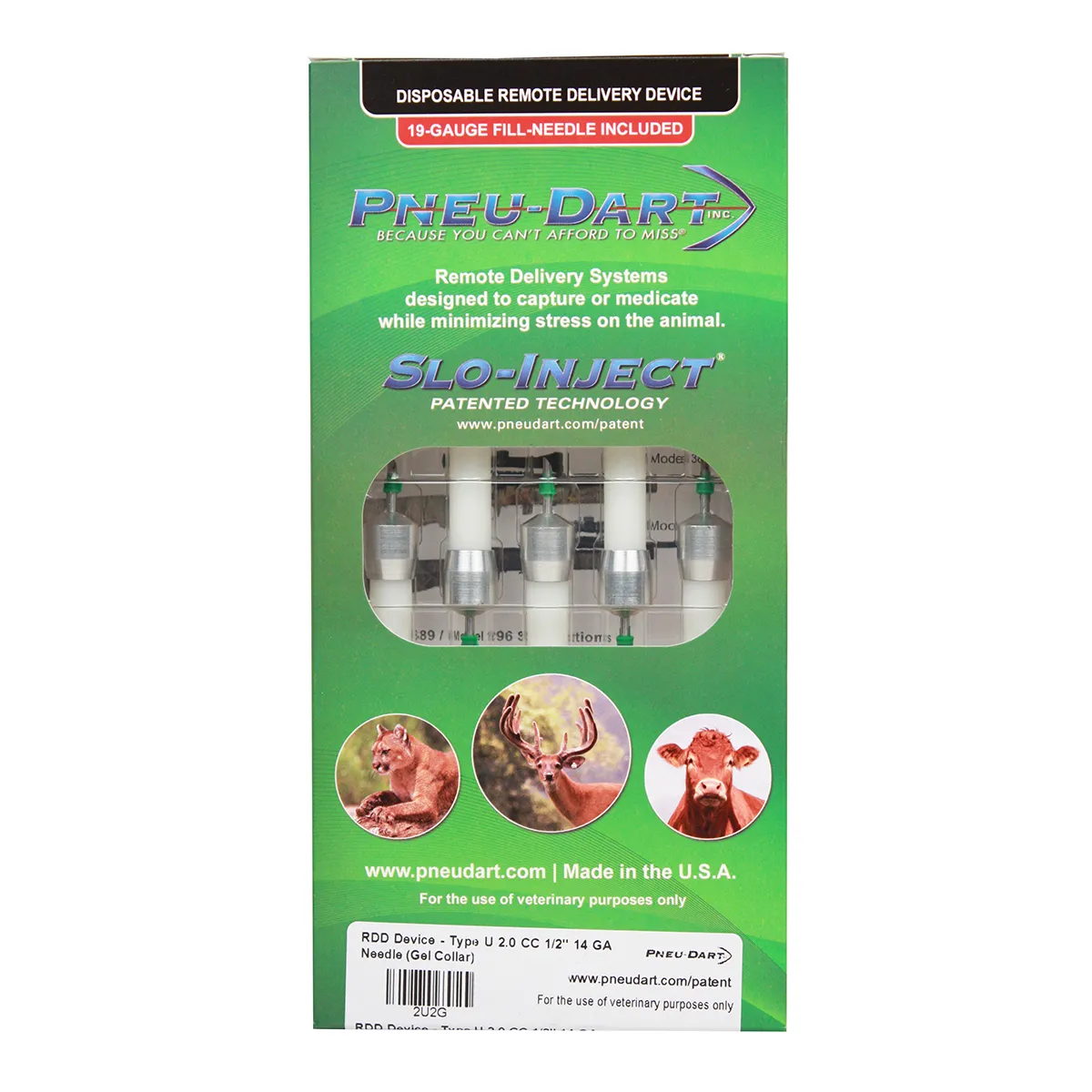 Pneu-Darts Type U End-Port 4 Pneu-Darts Type U End-Port - Image 2