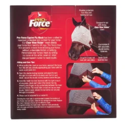 Pro-Force Equine Fly Mask Without Ears 8 Pro-Force Equine Fly Mask Without Ears -PBS Animal Health 15668 3