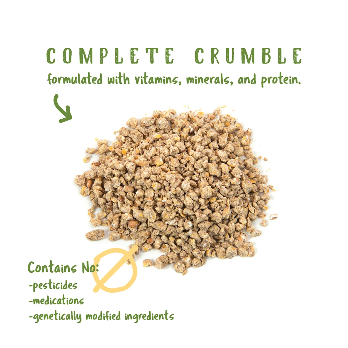 Organic Starter Crumbles Complete Feed For Chicks 5 Organic Starter Crumbles Complete Feed For Chicks - Image 3