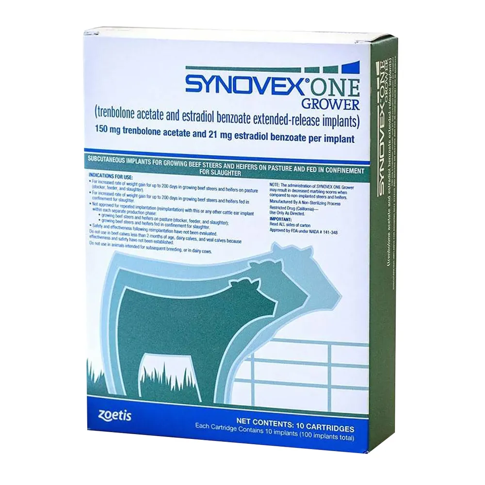 Synovex One Grower Cattle Implants 3 Synovex One Grower Cattle Implants