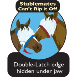 SuperMask II Fly Mask Without Ears -PBS Animal Health 16433 3