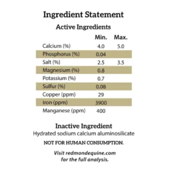 Redmond Daily Gold Stress Relief For Horses 12 Redmond Daily Gold Stress Relief For Horses -PBS Animal Health 16933 5