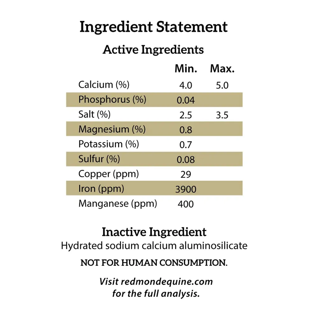 Redmond Daily Gold Stress Relief For Horses 7 Redmond Daily Gold Stress Relief For Horses - Image 5