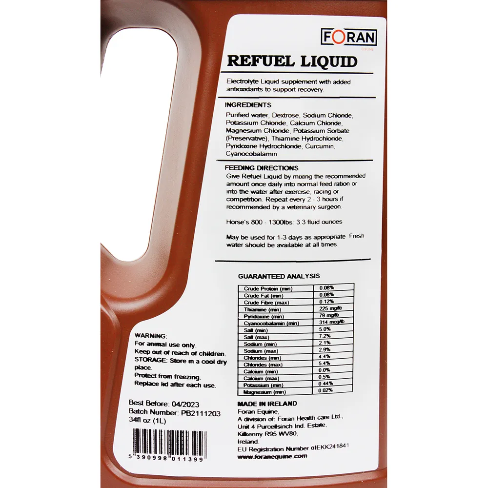 Refuel Liquid Horse Supplement 6 Refuel Liquid Horse Supplement - Image 4