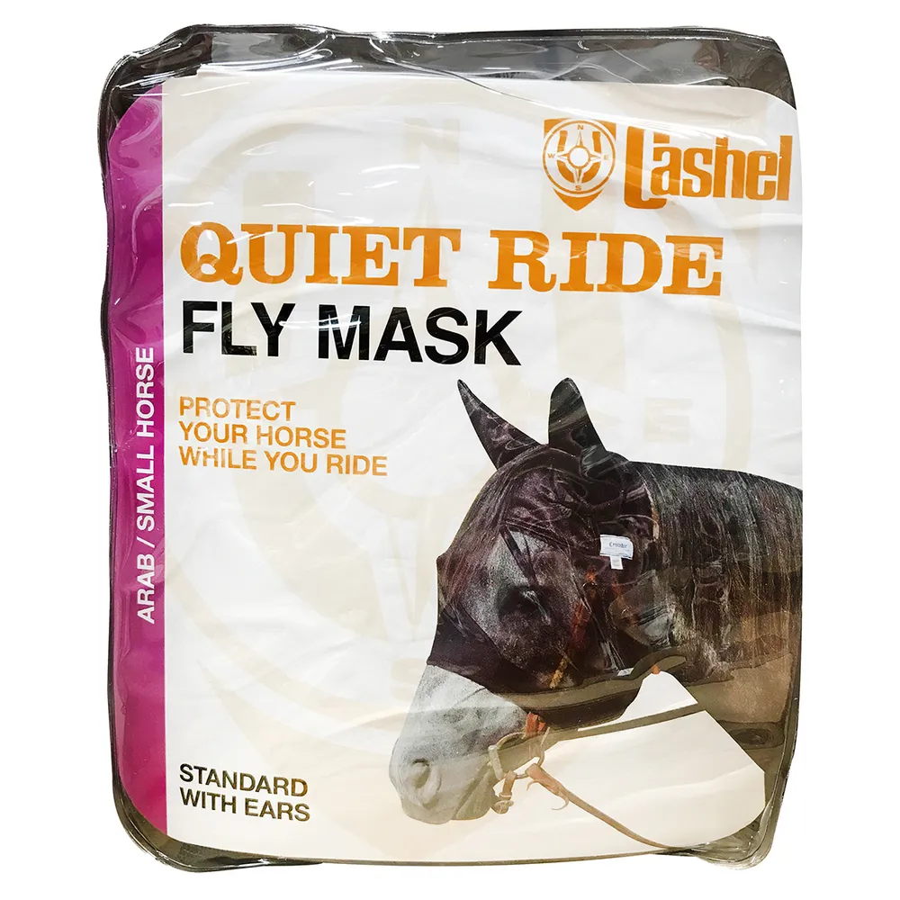 Quiet Ride Standard Nose Pasture Fly Mask With Ears 3 Quiet Ride Standard Nose Pasture Fly Mask With Ears