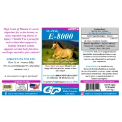 SU-PER E-8000 Powder Horse Supplement 7 SU-PER E-8000 Powder Horse Supplement -PBS Animal Health 19479 3