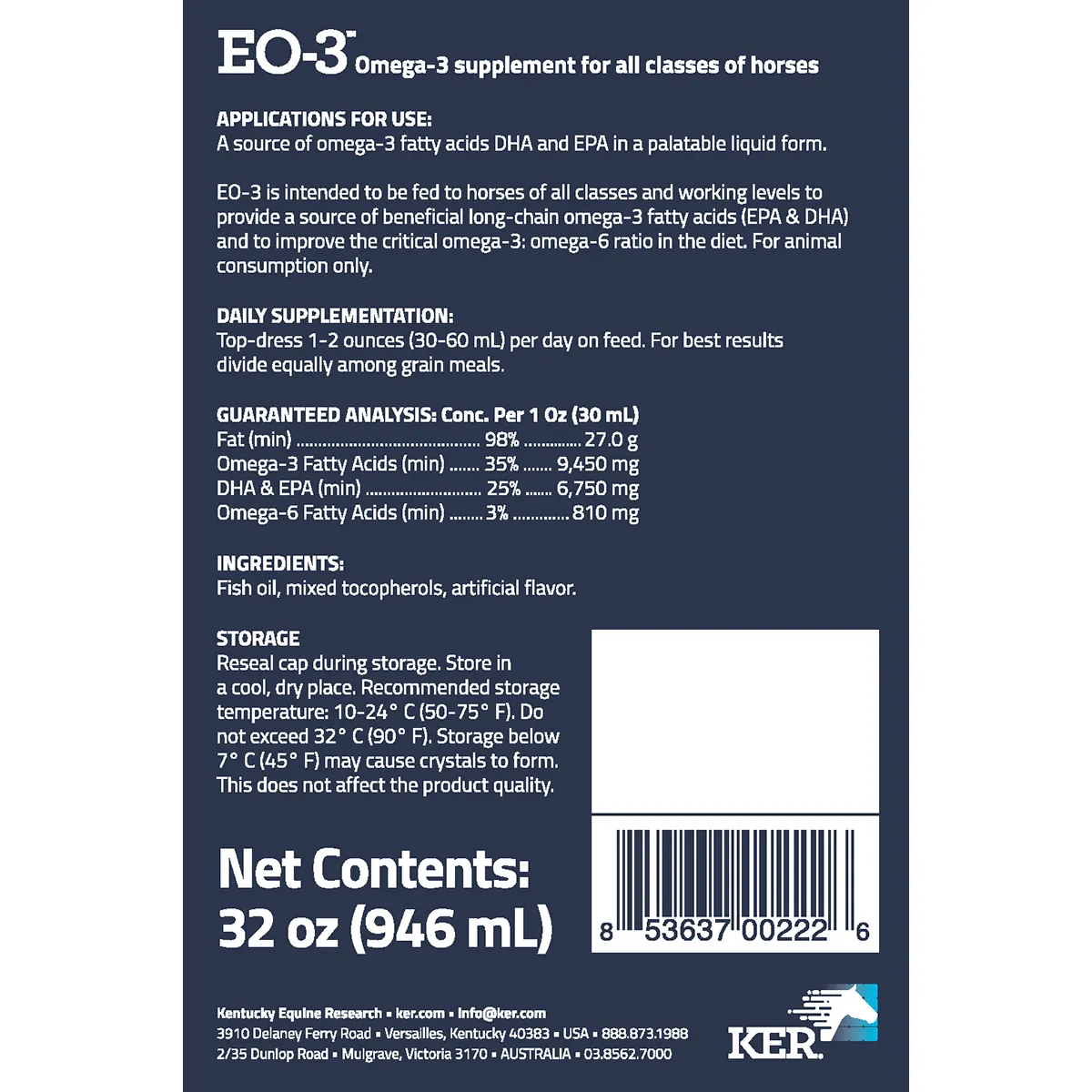 EO-3 Horse Supplement 4 EO-3 Horse Supplement - Image 2