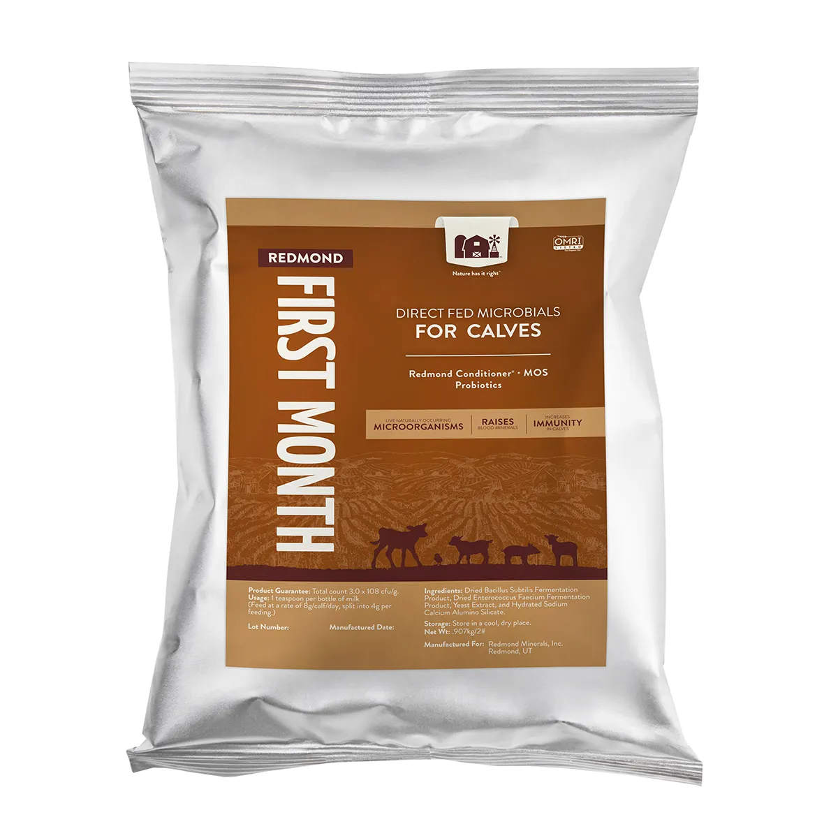 Redmond First Month Calf Supplement 3 Redmond First Month Calf Supplement